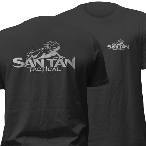 STT Black Silver Logo - Short Sleeve Shirt